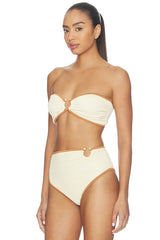 Crinkle Seawaters Bikini Top
