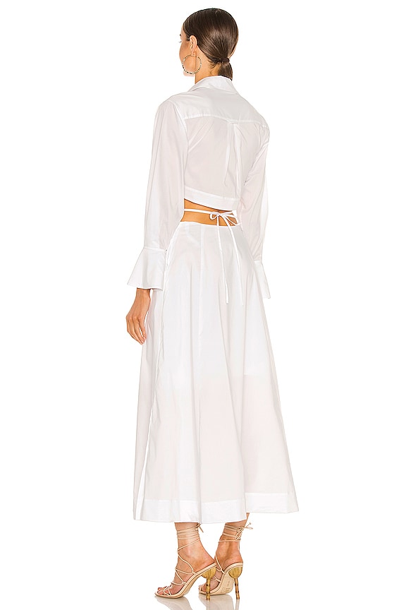 Alex Pleated Cut Out Dress