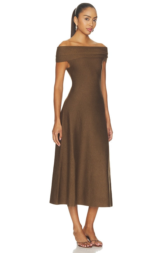 Camilla Off Shoulder Midi Dress