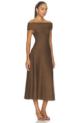 Camilla Off Shoulder Midi Dress