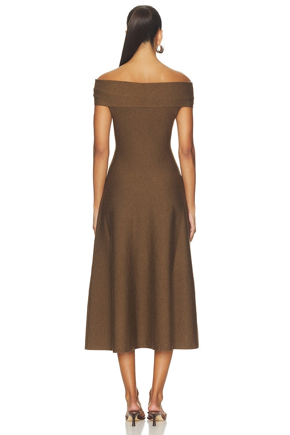 Camilla Off Shoulder Midi Dress