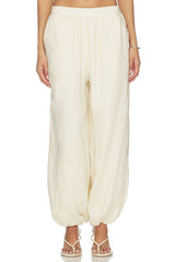 Selah Linen Lace Balloon Pant