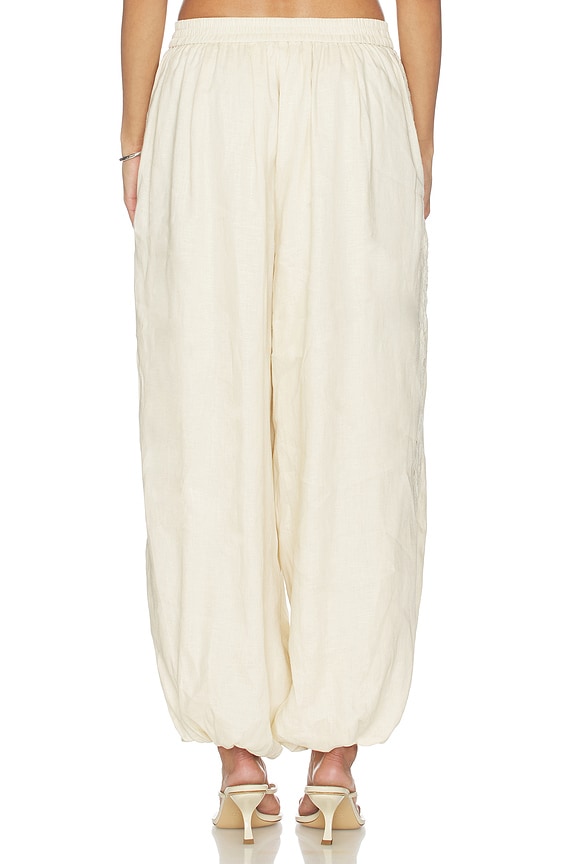 Selah Linen Lace Balloon Pant