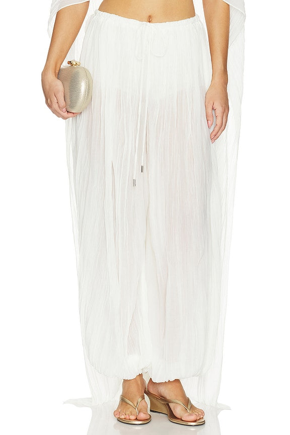 Afton Crinkle Jersey Balloon Pant