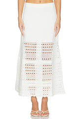 Westly Open Stitch Knit Skirt