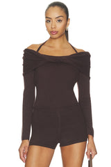 Cambria Long Sleeve Off Shoulder Top