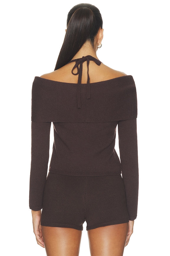 Cambria Long Sleeve Off Shoulder Top