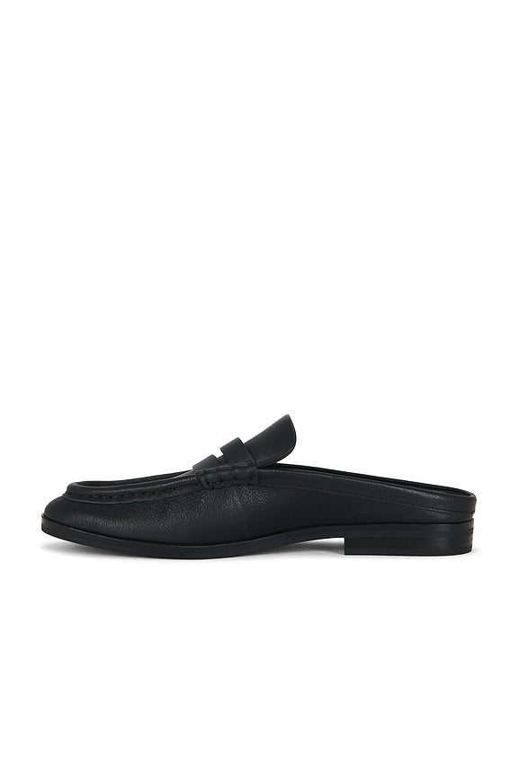 Dean Pebble Leather Loafer Mule