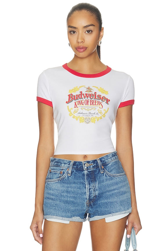 Budweiser Ringer Baby Tee