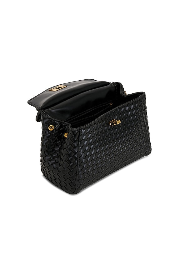Lucia Classic Top Handle Woven Bag