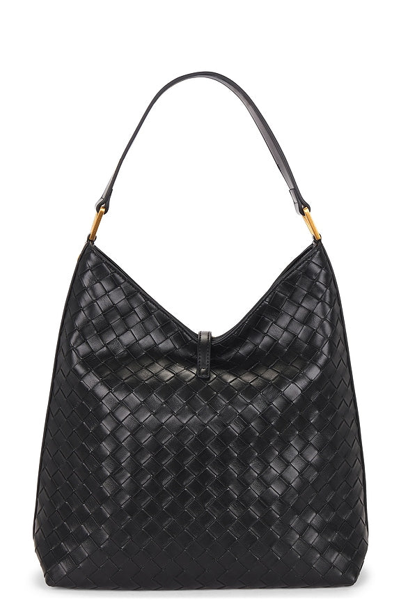 Aria Woven Texture Shoulder Bag
