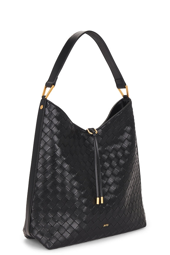 Aria Woven Texture Shoulder Bag