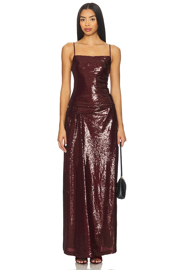 Sequin Column Tank Top