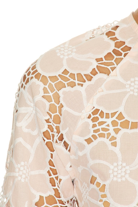Flora Top in White