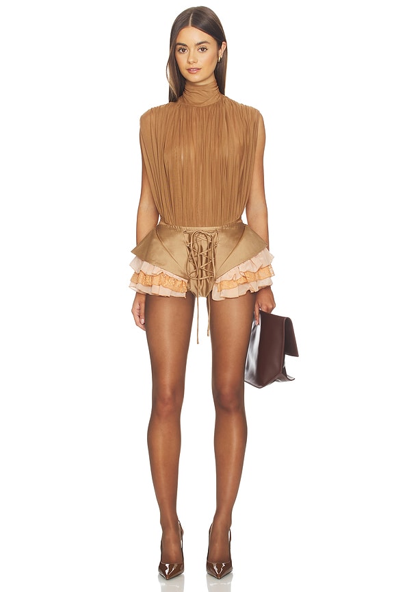 Arianna Ruffle Short
