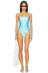 Ruched Bandeau Classic Cut One Piece