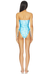 Ruched Bandeau Classic Cut One Piece