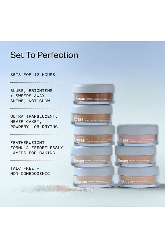 Cloud Set Translucent Loose Setting + Blurring Powder