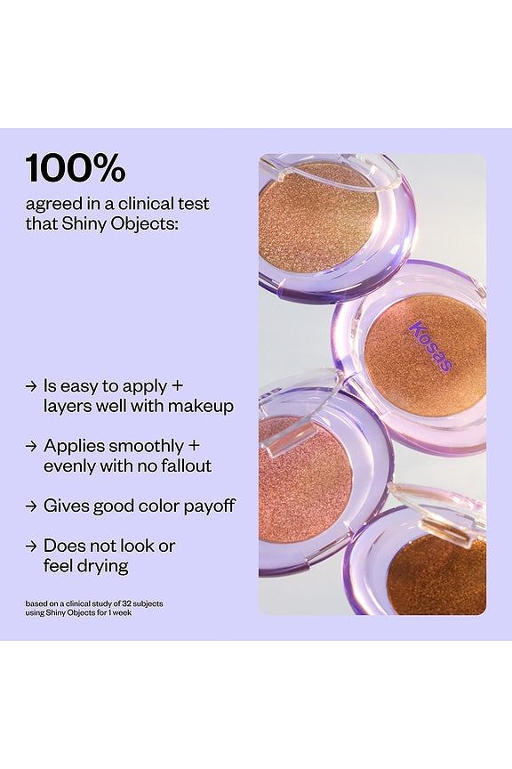 Shiny Objects Wet Glisten Powder Highlighter for Face + Eyes