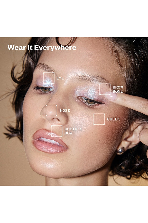 Shiny Objects Wet Glisten Powder Highlighter for Face + Eyes