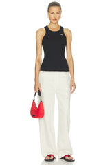 Slim Fit Twill Tank