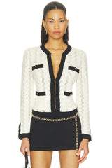 Zephyra Pointelle Cardigan