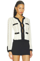 Zephyra Pointelle Cardigan