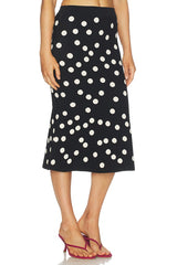 Mae Polka Dot Flare Skirt