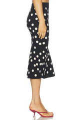 Mae Polka Dot Flare Skirt