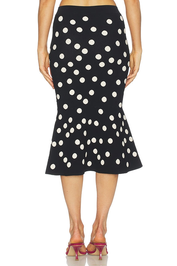 Mae Polka Dot Flare Skirt