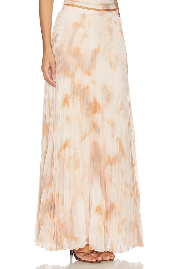 Torin Pleated Maxi Skirt