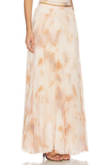 Torin Pleated Maxi Skirt