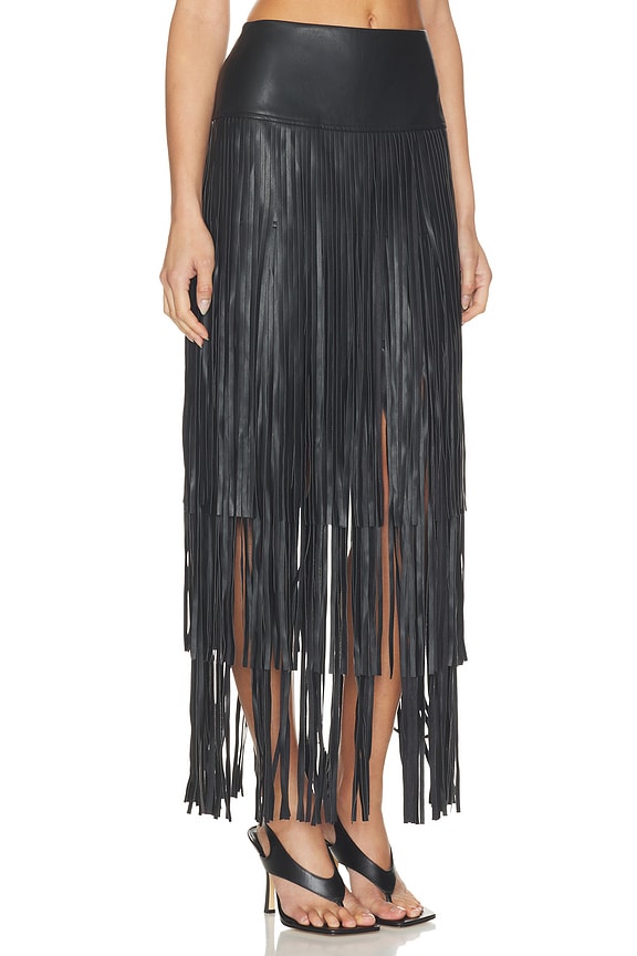 Karoline Maxi Fringe Skirt