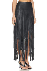 Karoline Maxi Fringe Skirt
