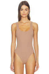 Nica Scoop Neck Tank Bodysuit