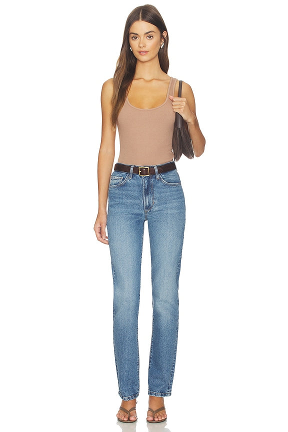 Nica Scoop Neck Tank Bodysuit