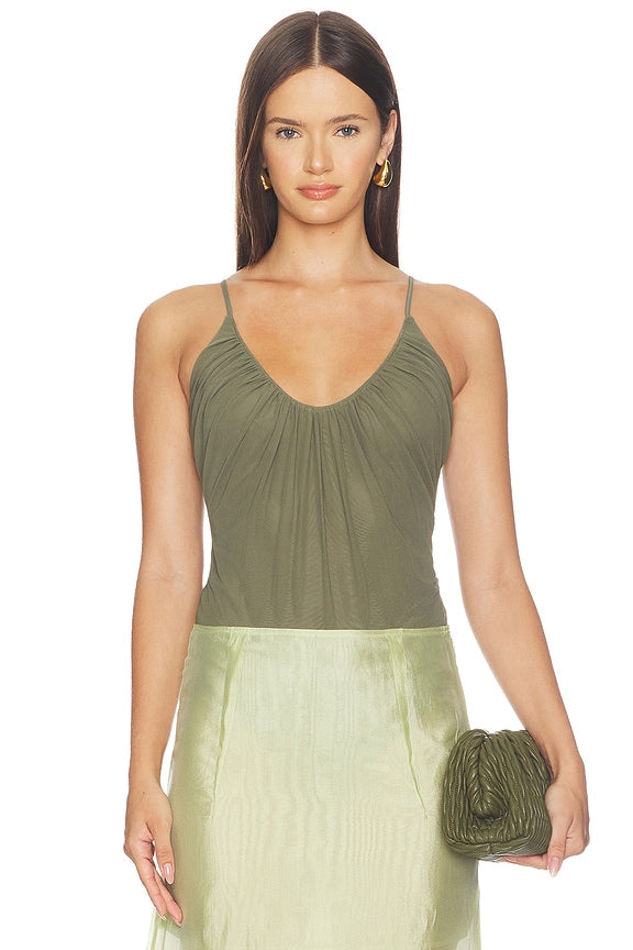 Gelina Ruched Bodysuit