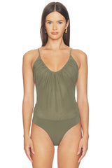 Gelina Ruched Bodysuit