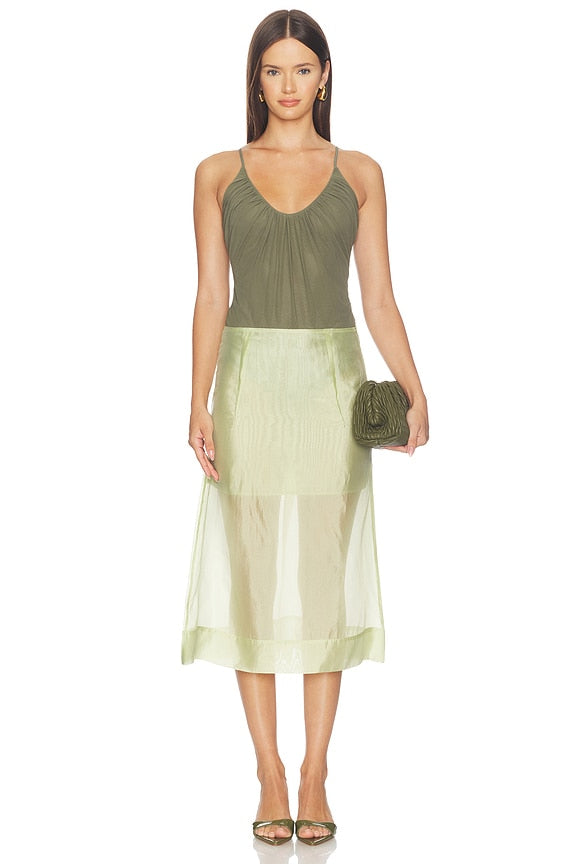 Gelina Ruched Bodysuit