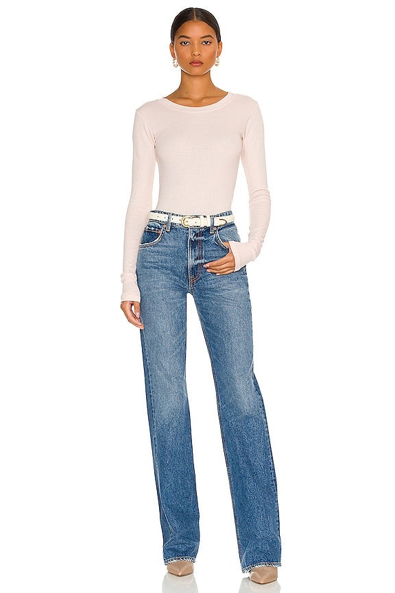 Long Sleeve Crew Neck Top
