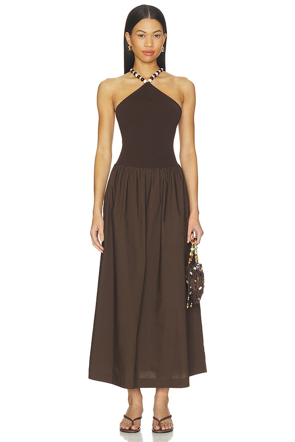 Jinjara Beaded Halter Dress