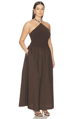 Jinjara Beaded Halter Dress