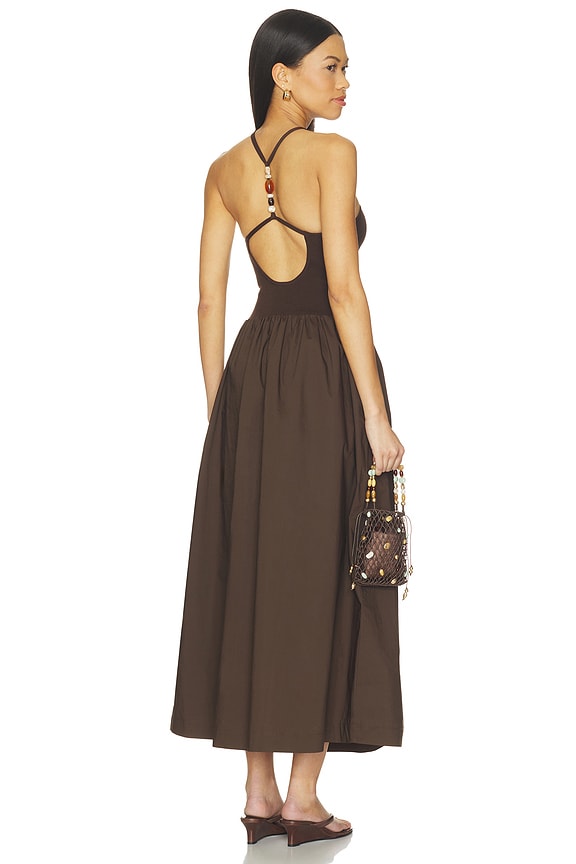 Jinjara Beaded Halter Dress