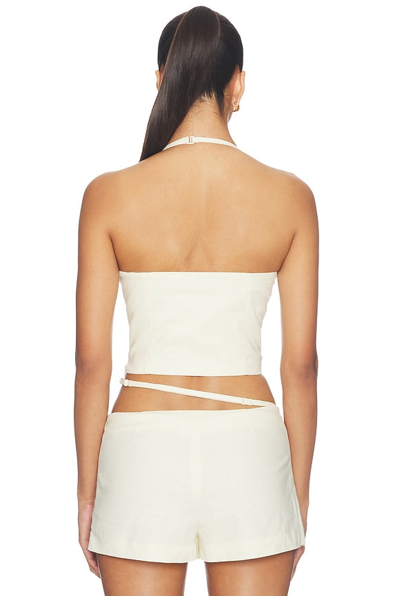 Kora Linen Top