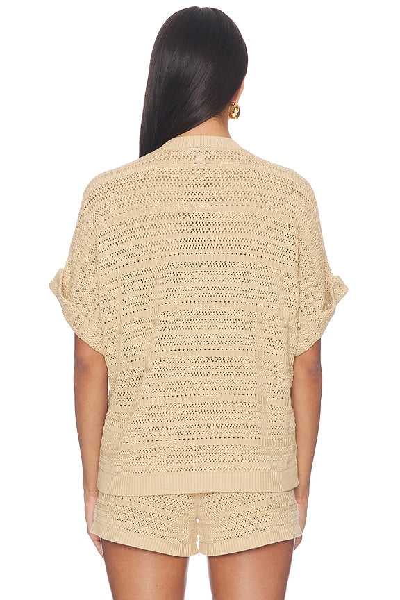 Kym Openwork Top
