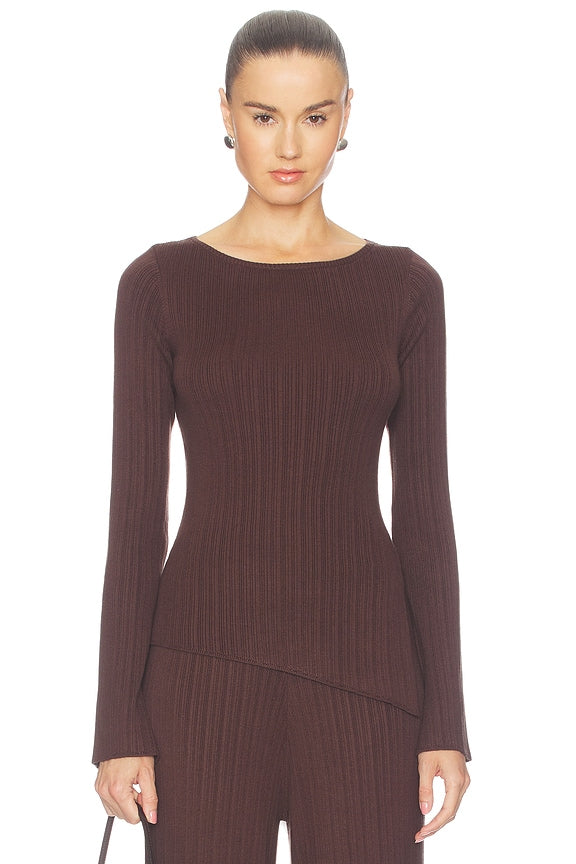 Sibylla Rib Knit Top