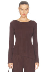 Sibylla Rib Knit Top