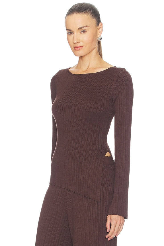 Sibylla Rib Knit Top