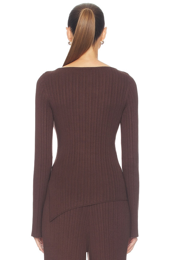 Sibylla Rib Knit Top