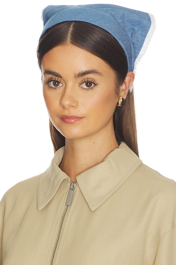 Jackie Chambray Handkerchief Headband
